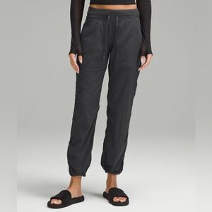 LULULEMON Dance Studio Mid-Rise Black Drawstring Joggers/Pants size 4 LIKE NEW